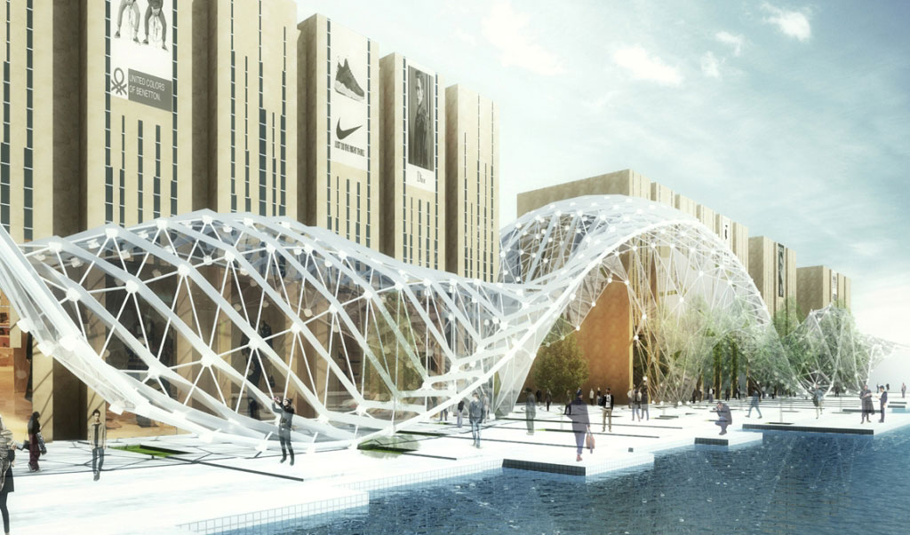 Iran Mall Entrance Area Designed by Mojtaba Nabavi and Zeinab Maghdouri